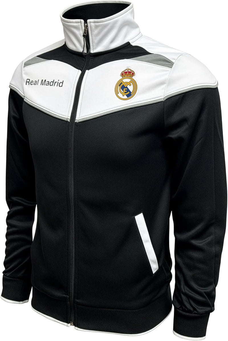 Icon Sports Real Madrid Legacy Track Jacket – Adult Sizes, Official R. Madrid Zip-Up Training Jacket - Image 3